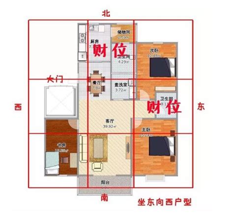 財位大門45度角